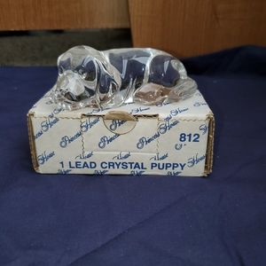 Princess House Crystal Puppy